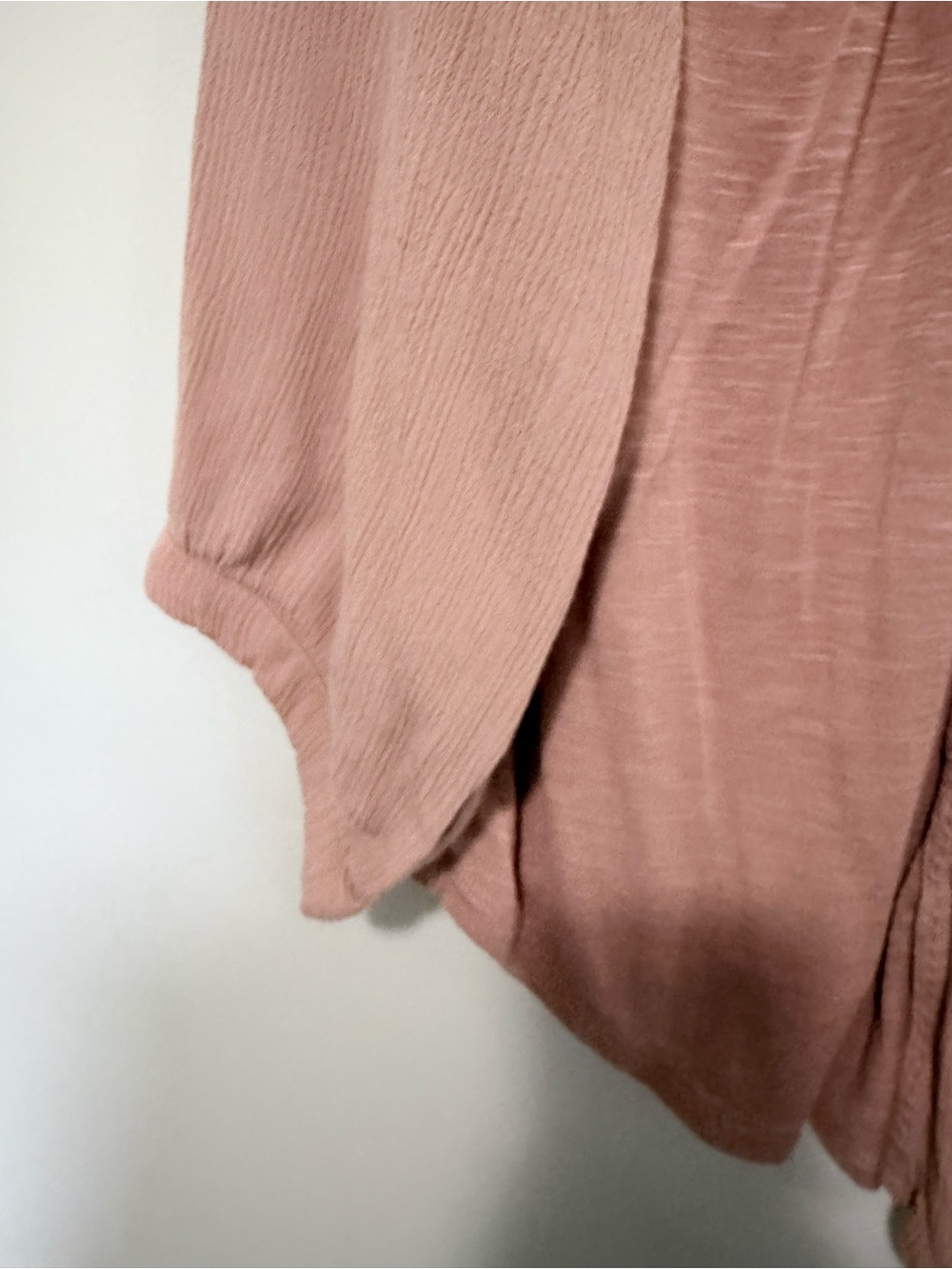 Knox Rose XL  Lace Yoke Blouse in Dusty Mauve - Picture 5 of 7